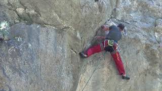 Protest 6c+,VIII- Tırmanıcı: Nazmi Öztürk   İzmir Dereköy Kaya Tırmanışı  Rock Climbing