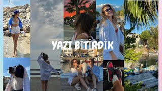 YAZI BİTİRDİK! | Hot summer girls hayallerimize soğuk hava şoku, Son tatil, Güre-Akçay Vlog #7