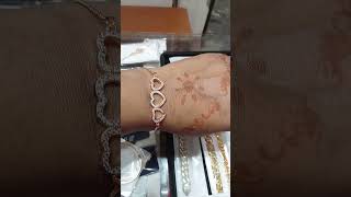 hath ka bracelet diamond and gold tikau aur fancy