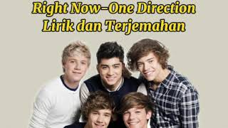 RIGHT NOW-ONE DIRECTION|LIRIK DAN TERJEMAHAN(HIGH QUALITY)