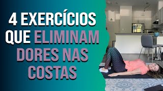 4 exercícios que eliminam dores nas costas