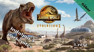 Jurassic World Evolution 2 /Induljon a parképítés/ 1.rész (élő)