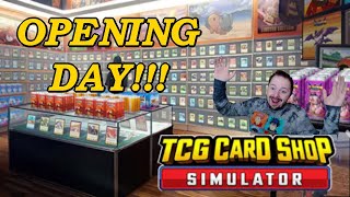 GRAND OPENING ~ LET'S OPEN SOME PACKS 🤑 (TCG Card Shop Simulator Days 1-3)