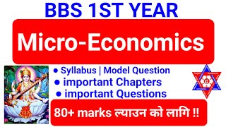 Bbs 1st year Economics important Questions:chapters:syllabus Microeconomics Business Micro-Economics