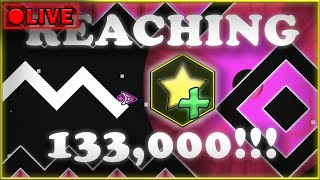 ⭐ I REACHED 133,000 STARS IN GEOMETRY DASH!!!