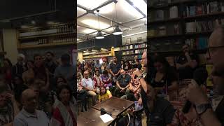 Lançamento de Contra o sionismo na Livraria Leonardo da Vinci, no Rio de Janeiro