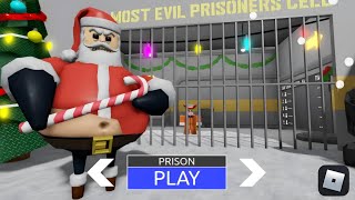 Barrys Prison Run Obby [Christmas edition](Roblox) Full Gameplay (Android)