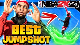 *NEW* BEST JUMPSHOT IN CURRENT GEN THE HIGHEST GREEN WINDOW IN NBA 2K21 100% NEVER MISS AGAIN!