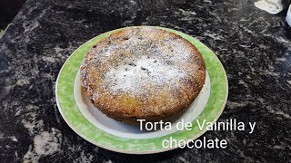 ⚠️ torta de vainilla y chocolate (sin horno)