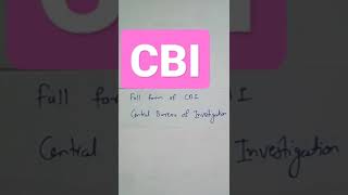 CBI  upsc  #shorts #ytshortsvideo