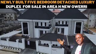 NEWLY BUILT 5 BEDROOM  DETACHED LUXURY DUPLEX IN NEW OWERRI FOR SALE