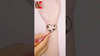 heart mehndi design ❤️| Dil Mehndi tattoo| love mehndi design|❤️