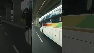 bus sinar jaya angkatan pagi dari timur ke Jakarta #sinjay #busmania