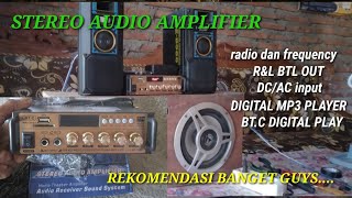 Kecil tapi glerr REKOMENDASI|STEREO AUDIO AMPLIFIER #poweramplifier#stereoaudio#amplifierstero