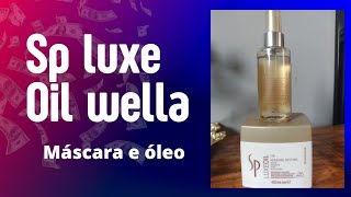 luxe oil sp wella máscara e óleo