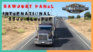 International 9900i 51 Sleeper 500hp American Truck Simulator | Sawdust Panels | Skondegay