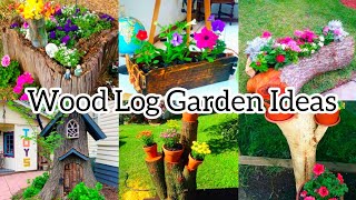 മരകഷ്ണങ്ങൾ ഉപയോഗിച്ച് Garden സൂപ്പർ ആക്കാം||Garden Ideas|