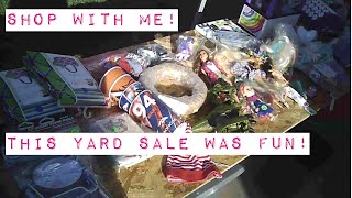 Shop Yard Sales With Me PART 2! Video Games and Dolls, This was Fun!