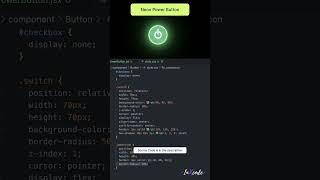 Neon Power Button 🌈 #shorts #trending #reactjs #viral #ytshorts