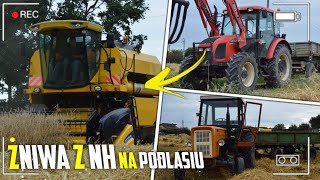 ☆ŻNIWA Z NH NA PEŁNEJ!!☆ NH TC5050, ZETOR 8441, URSUS C-360