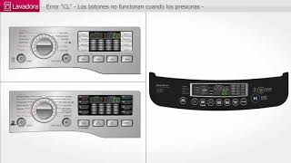 Soporte LG España - Error CL o Bloqueo de Niños en Lavadora LG