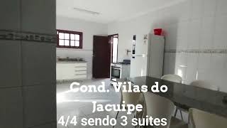 VENDO. Casa 4/4 com 3 suites . Condomínio Vilas do Jacuipe