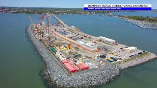 HAMPTON ROADS BRIDGE TUNNEL PROGRESS UPDATES APRIL 2022