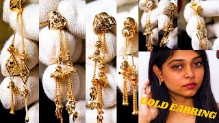 gold earrings bali designs for daily use