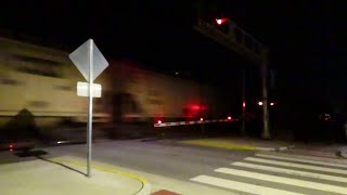 60 MPH Nighttime CSX Freights - 3/12/24