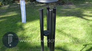 Concerto 48 inch Wind Chimes, Satin Black