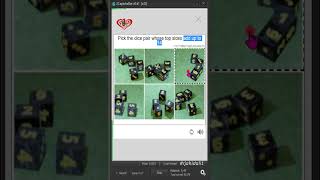 Pick the dice pari whose top sides add up to 14 #FunCaptcha #rjahidali1  #shorts #viral #viralvideo