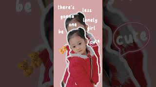 one less lonely girl #viral #anaklucu #shortvideo #shorts #fyp