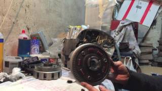 XS650 Clutch Basket Spring Replacement