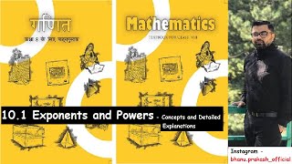 Class 8 Maths NCERT Chapter 10.1: Exponents and Powers by NITian Bhanu | #exponentsandpowers #ssccgl