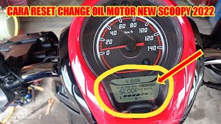 Cara Riset Change Oil Motor new Scoopy 2022 || Cara menghilangkan Tulisan Oil Change New Scoopy 2022