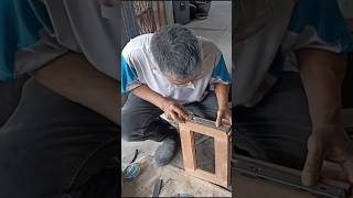 cara pasang engsel cesement 8" didaun jendela kayu #woodworking