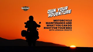 Joshua Crasto on motorcycle maintenance and what you can do right for your bike