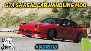 Gta Sa Real Car Handlling Mod | Gta Sa Gta 4 Handling Mod | Gta Sa Mods | Real Car Handling