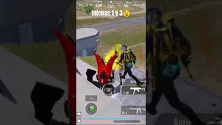 Intense 1v3 in 60Hp😧BGMI#bgmi #subscribe #bgmishorts #redminote9promax #youtube #40fps #bgmimontage