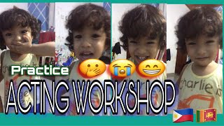 ACTING WORKSHOP | PRACTICE Take 3 |   Filipino-Lankan | JesAiRon