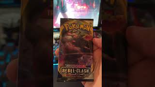 OPENING ONE REBEL CLASH BOOSTER PACK - POKEMON SHORT (SW/SH)