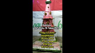 Tumpeng HUT ke 76 Republik Indonesia