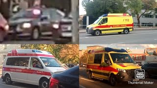 Police and ambulance collection (All videos recorded on 07.10.2020)