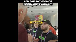 Adin Ross Gets Kicked Out Off Twitch Event For Wearing Kick      T-Shirt 😂😂😂😂…