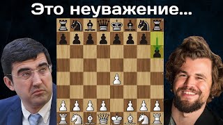 1...h6?! 🤪 В.Крамник  - М.Карлсен 🏆 Titled Cup 2024 ♟ Шахматы