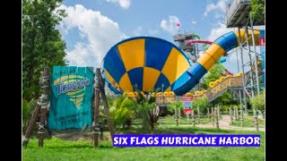 ALL WATERSLIDES at Six Flags Hurricane Harbor NJ (2019 Edition)