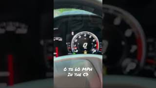 Throttle tip in Zero to 60 pull in the C7 Corvette