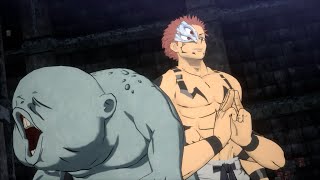 Sukuna vs Curse Gard 0 - Jujutsu Kaisen Cursed Clash !!