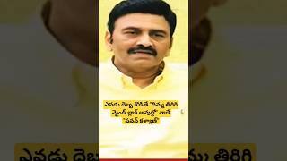 ఎవడు దెబ్బ కొడితే దిమ్మ తిరిగి మైండ్ బ్లాక్ అవుద్దో వాడే "పవన్ కళ్యాణ్" | raghu rama krishnam raju