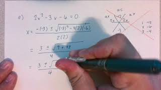 2 1 Quadratic Equations